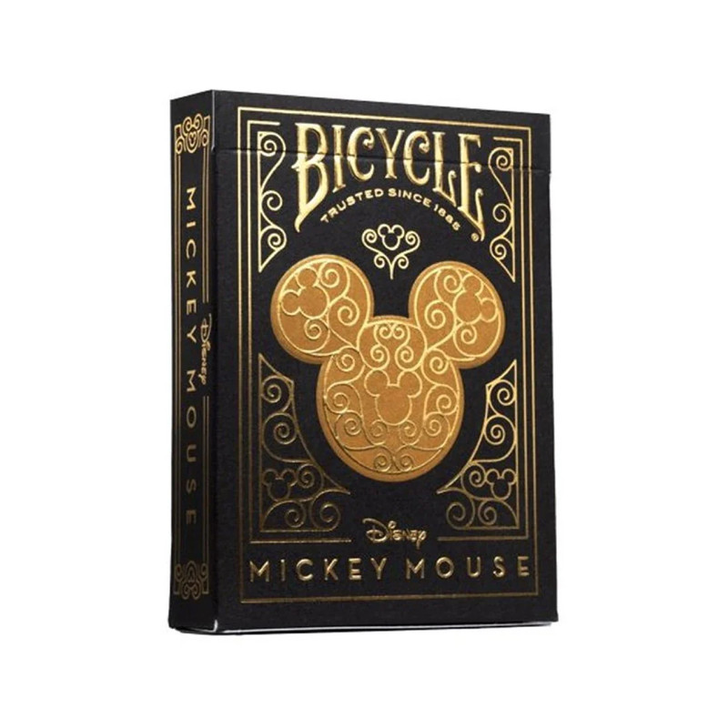 Playing Cards: Bicycle - Disney - Black & Gold Mickey (Limited Ed.) Game - لعبة